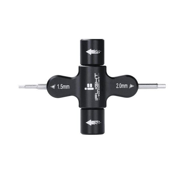 IFlight Quad M3 M5 Wrench 1.5mm/2mm Prop Screwdriver Ratchet Bearing Built in One Way Bearing Tool for RC Drone FPV Racing UAV